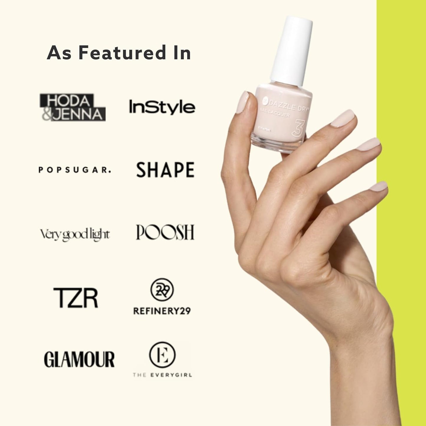 Dazzle Dry Nail Mini Lacquer (Step 3) - Argyle - A rustic burnt orange. Full coverage cream. (0.17 fl oz/ 5 Manicures)