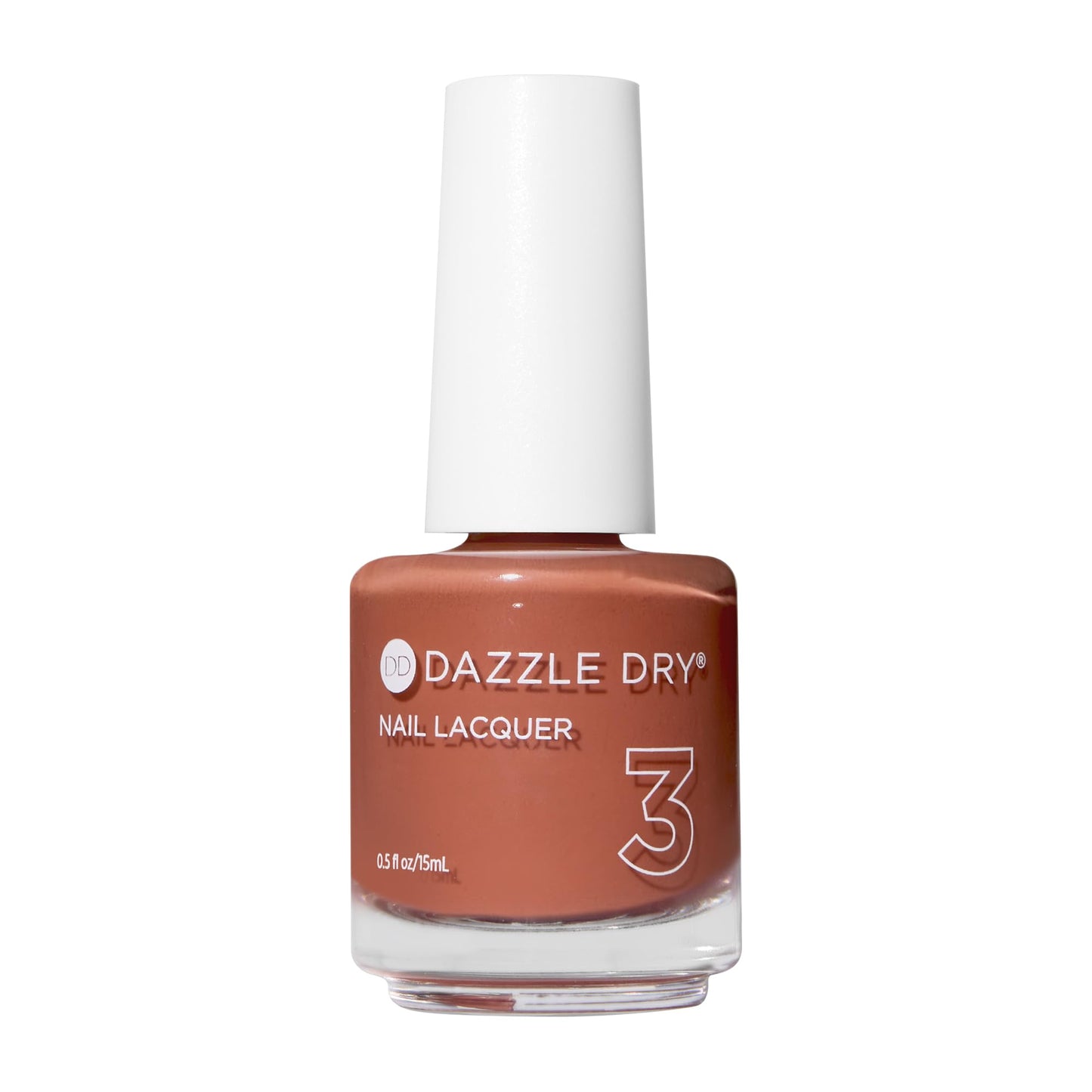 Dazzle Dry Nail Mini Lacquer (Step 3) - Argyle - A rustic burnt orange. Full coverage cream. (0.17 fl oz/ 5 Manicures)