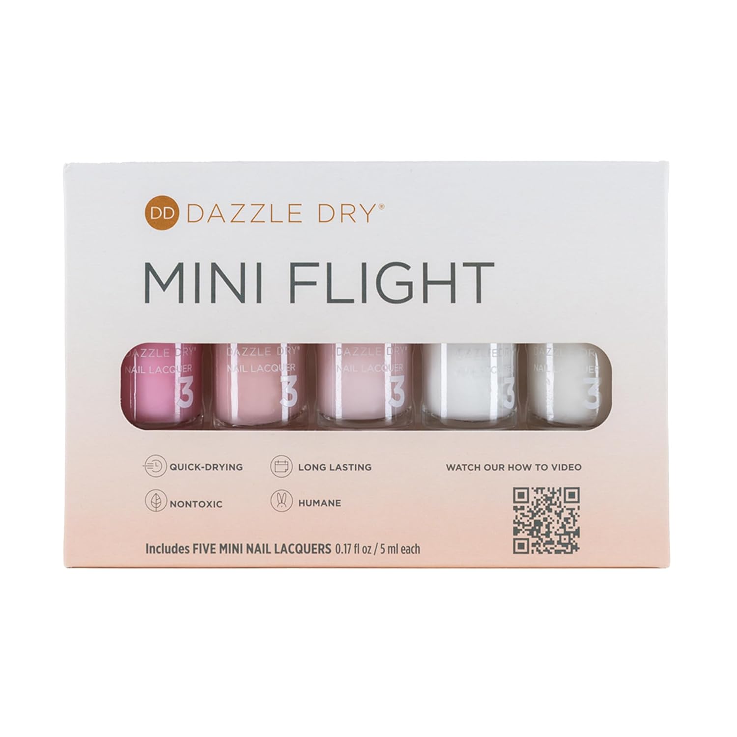Dazzle Dry Starter Mini Kit + French Manicure Mini Flight