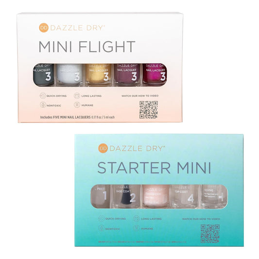 Dazzle Dry Starter Mini Kit + Ethereal Glow Mini Flight